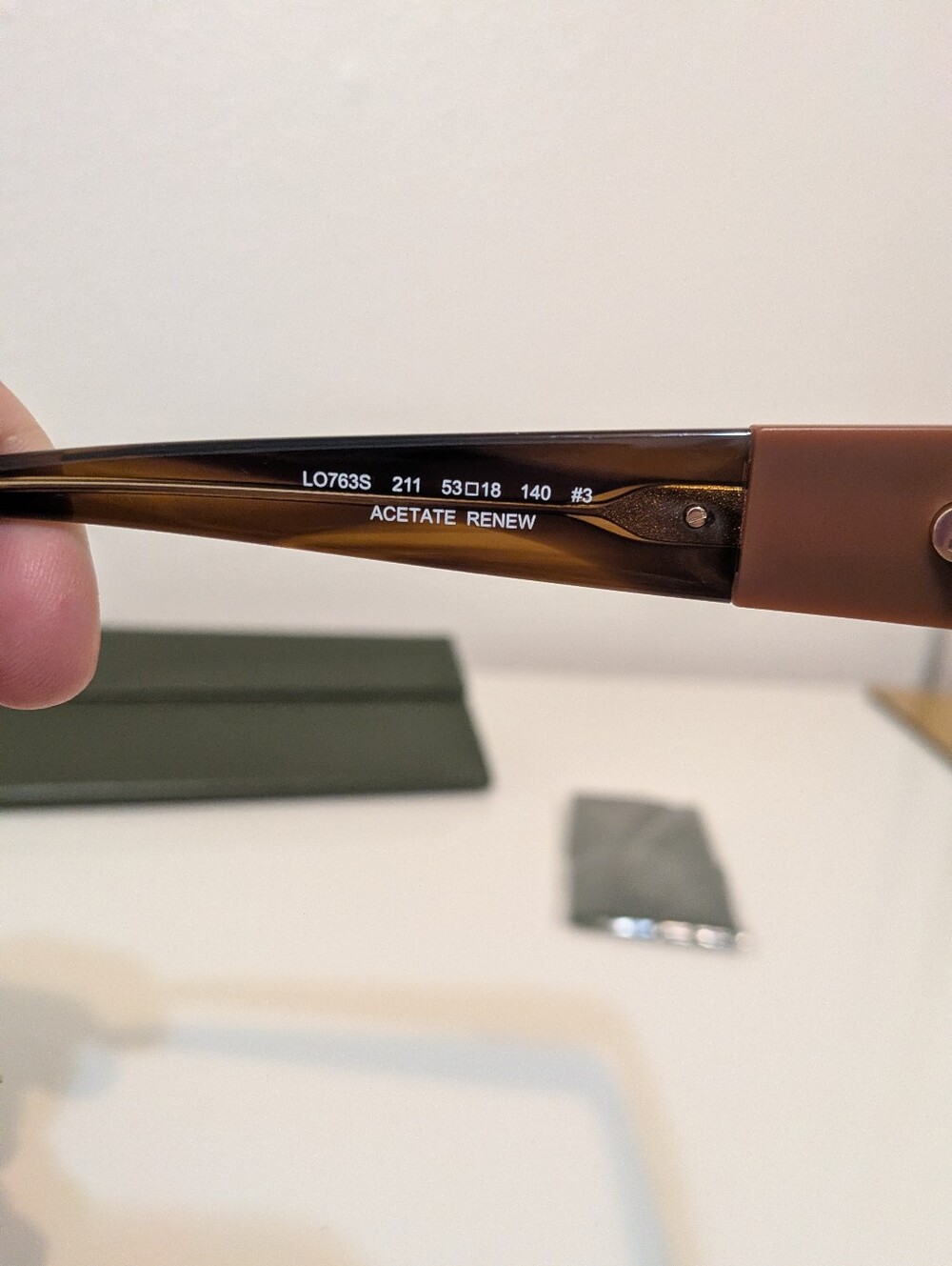 Lonchamp Brown Tortoise Modern Sunnies Nib - Picture 5 of 7
